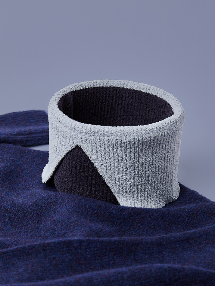 High Neck Warmer Grey