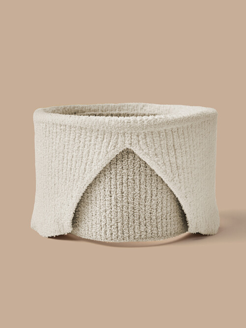 High Neck Warmer Ivory