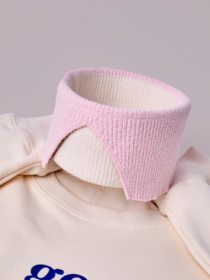 High Neck Warmer Pink