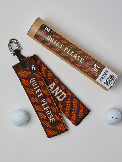 Pleats Ball Towel Retro Brown Orange