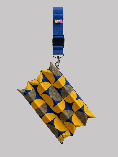 Play Pouch Modern Yellow Blue