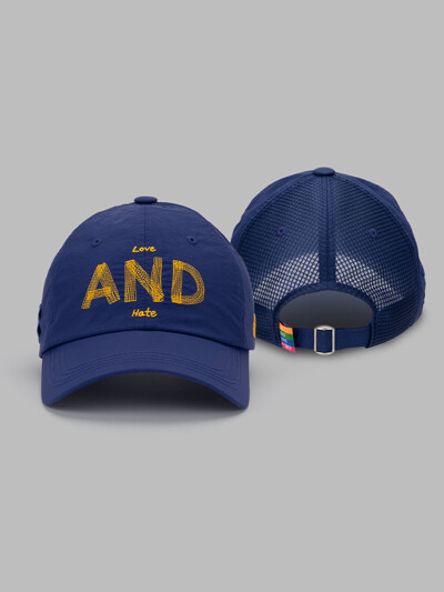 Love and Hate Mesh Ball Cap Navy