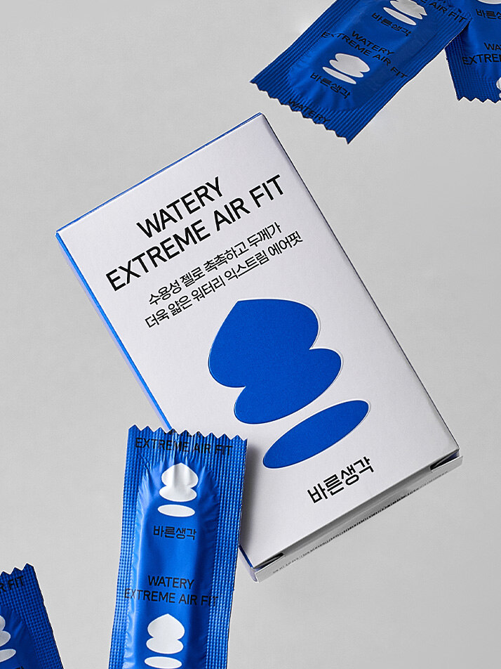 WATERY EXTREME AIR FIT (10P) - 수용성 젤로 촉촉 극초박형 콘돔