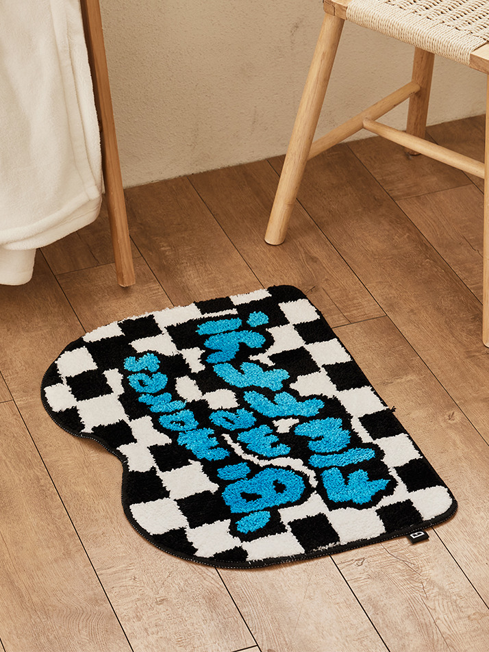 BATHROOM RUG - BLACK