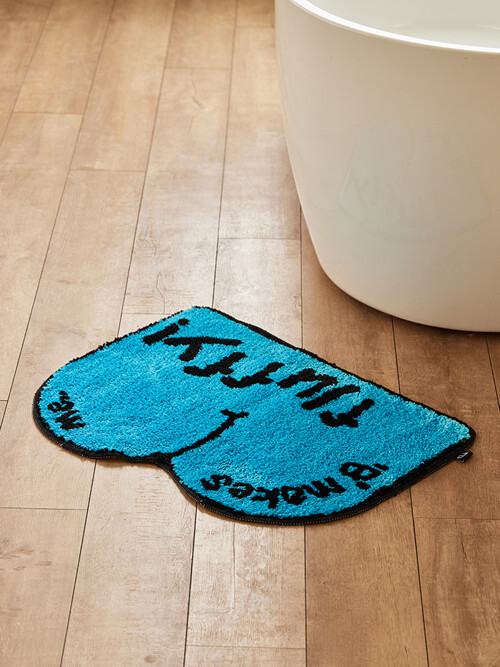 BATHROOM RUG - BLUE