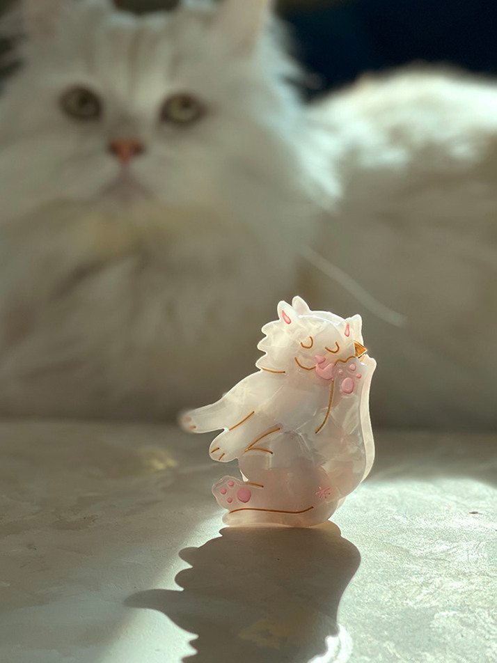 그루밍하는 고양이 헤어집게핀 - COUCOU SUZETTE 쿠쿠수제뜨