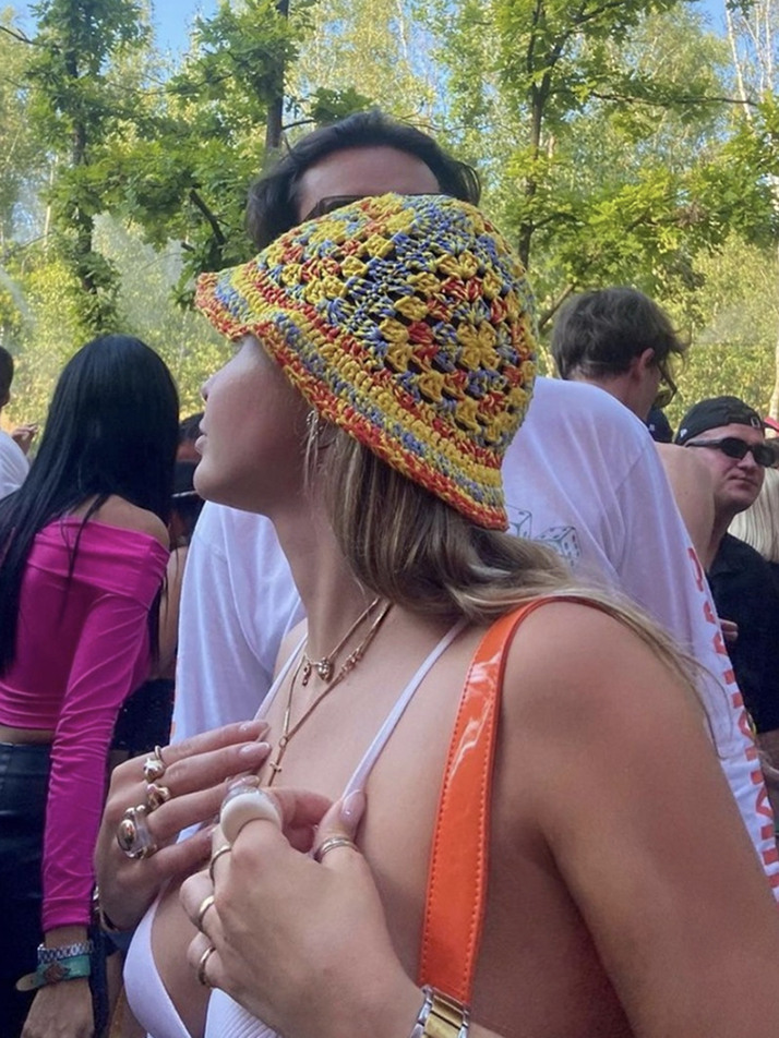 크로셰 버킷햇 옐로우 - VERLOOP 블롭