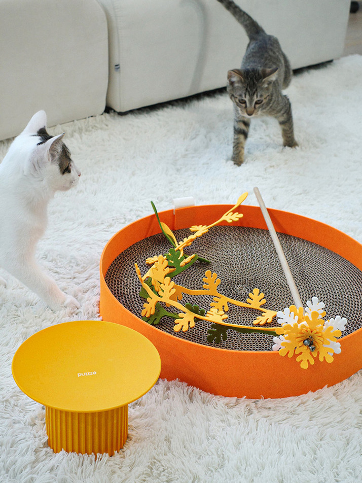 펠트 스크래쳐 오렌지 - PURRRE 푸르르