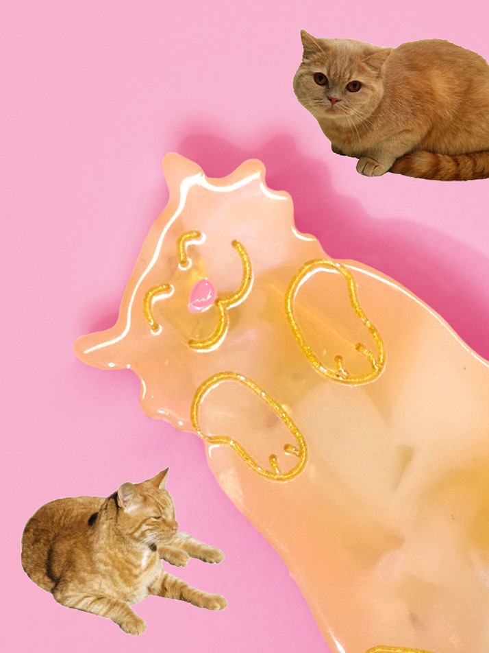 치즈 고양이 집게핀 + 클립 세트 - COUCOU SUZETTE 쿠쿠수제뜨