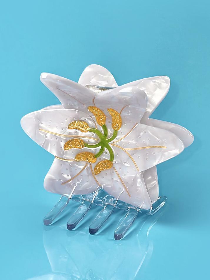 백합 헤어집게핀 - COUCOU SUZETTE 쿠쿠수제뜨