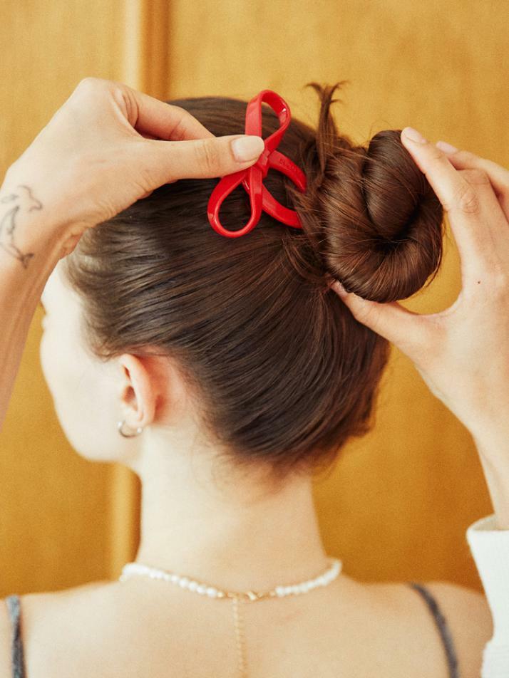 리본 비녀 - 레드 - CHUNKS 청크