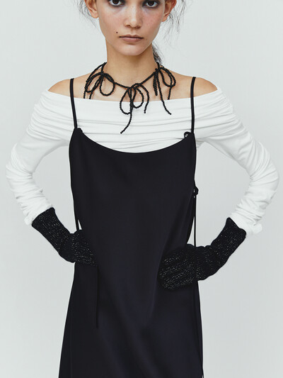 GLITTERING GLOVES (black)