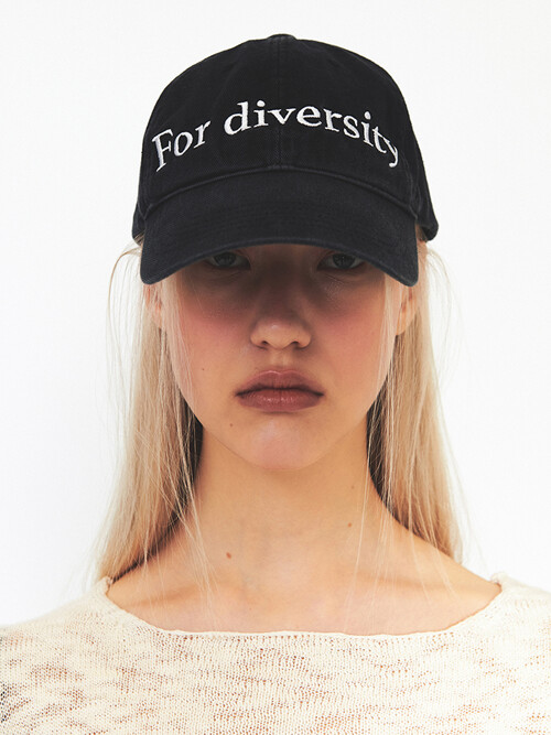 FOR DIVERSITY CAP (black)