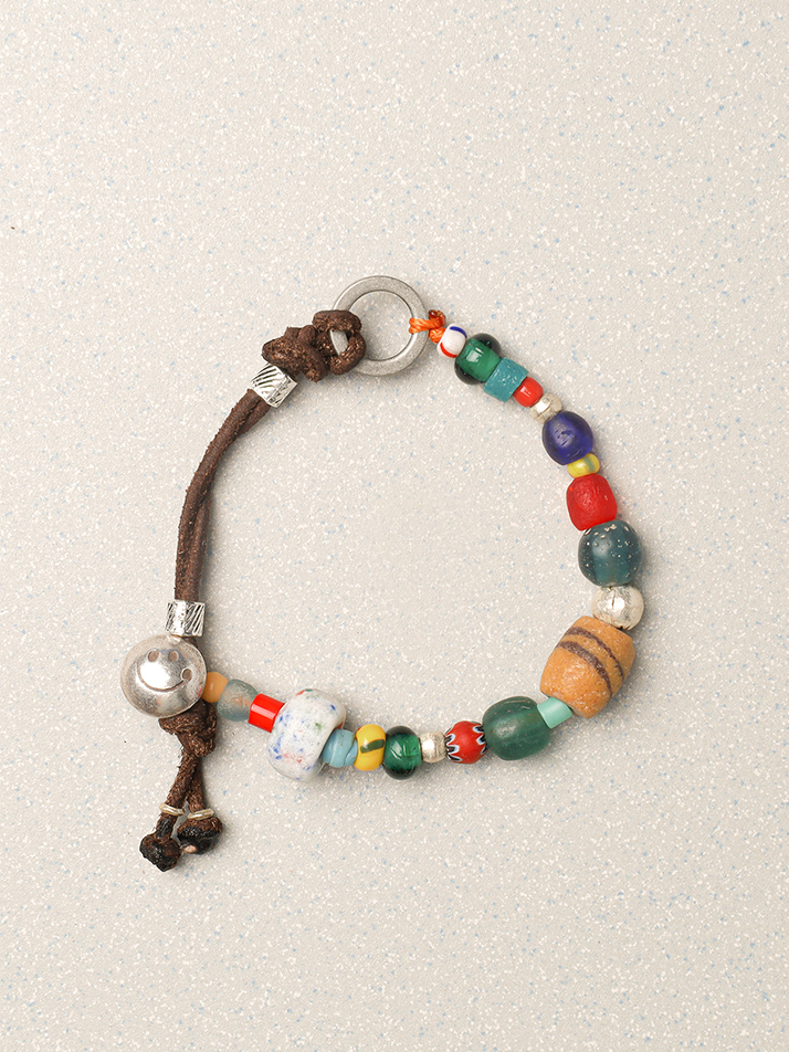 MAUI LEATHER BRACELET-BROWN : ARCHIVE-005