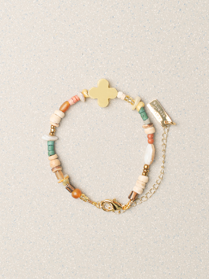 FULL CLOVER BRACELET LEMON : ARCHIVE-049