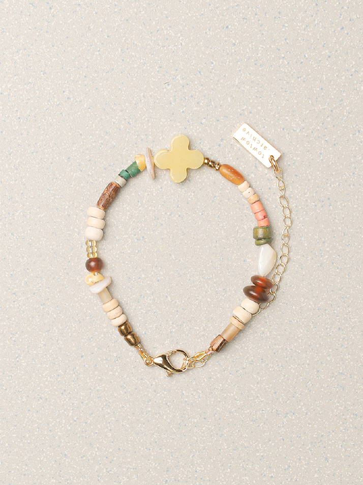 FULL CLOVER BRACELET LEMON : ARCHIVE-049