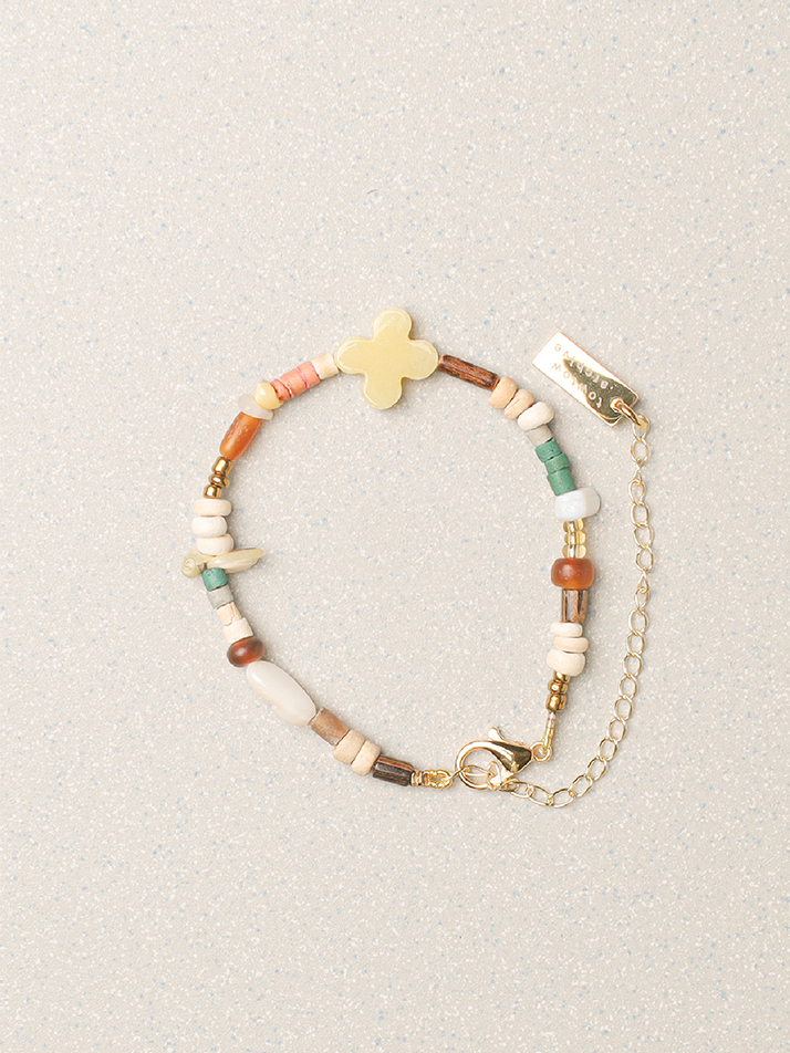 FULL CLOVER BRACELET LEMON : ARCHIVE-049