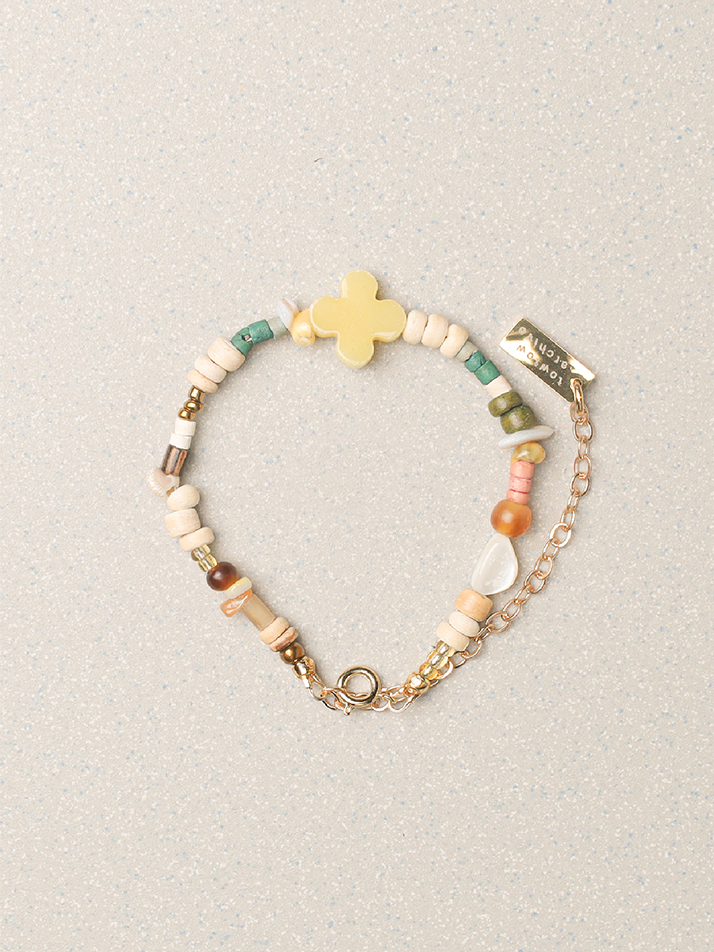 FULL CLOVER BRACELET LEMON : ARCHIVE-049