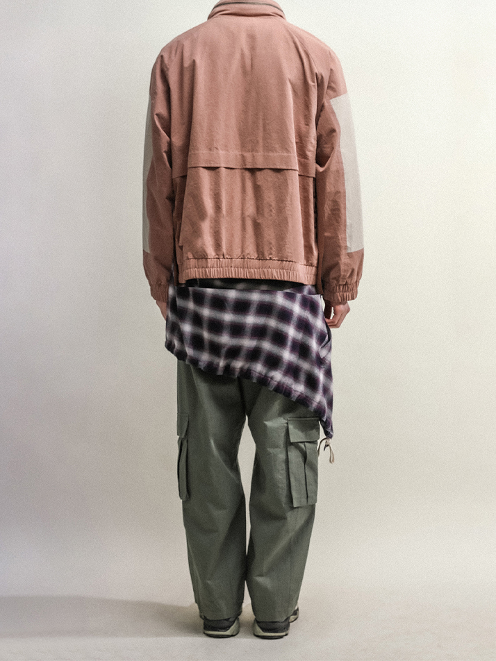SQUARE UTILITY JUMPER-BROWN