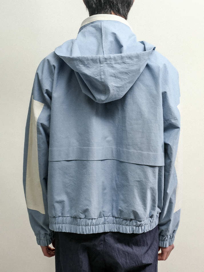 SQUARE UTILITY JUMPER-DUSTY BLUE
