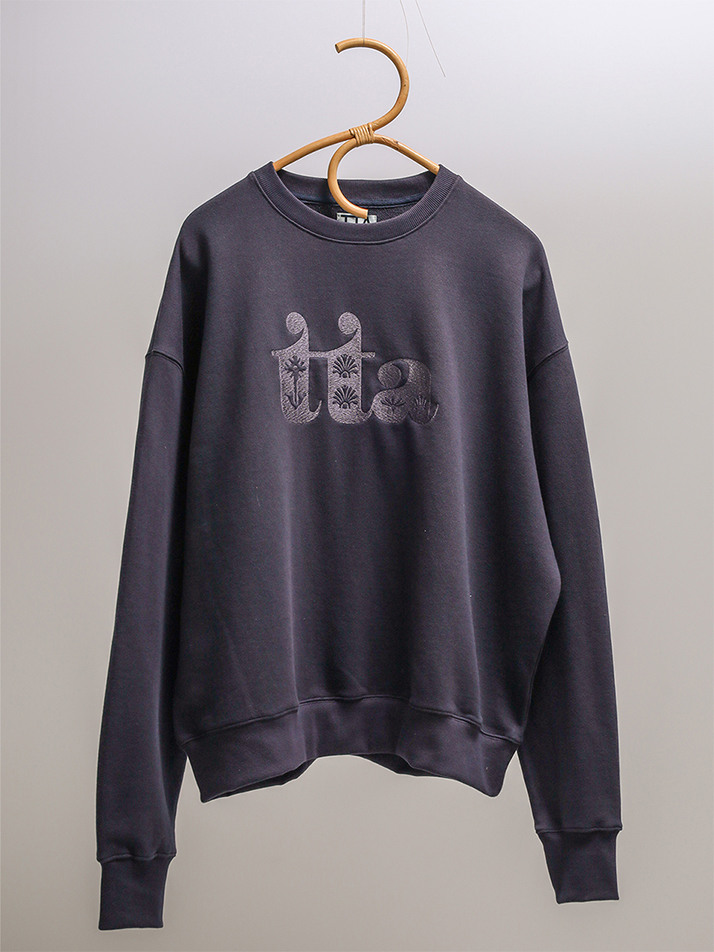 tow tow archive☆GARDEN EMB THUMBHOLE SWEATSHIRTS GARDEN EMB THUMBHOLE SWEATSHIRTS-ECRU - towtow.archive | 60