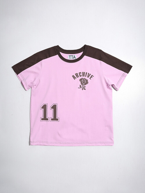 TEAM S/S TSHIRTS-BABY PINK