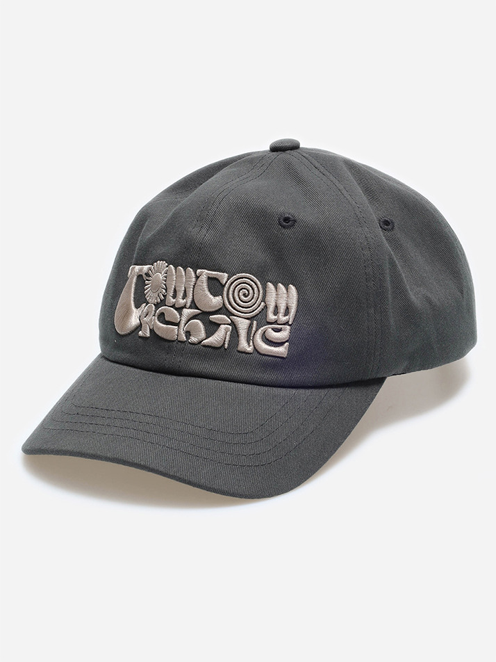 Balloon Emb Cap-Dark Grey