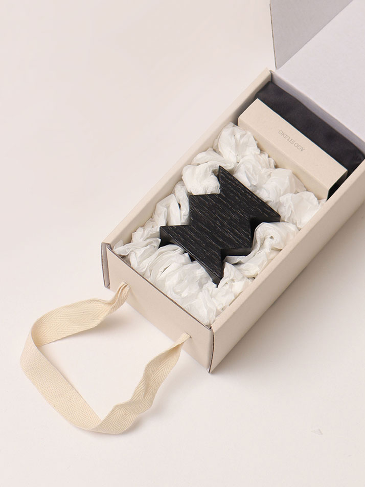 Zigzag Incense Holder_Black (2 size)