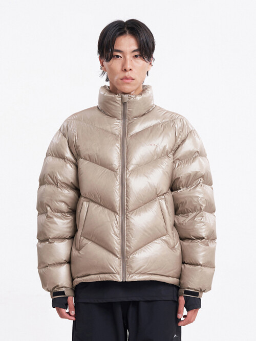 OBSERVER DOWN JACKET (BEIGE)