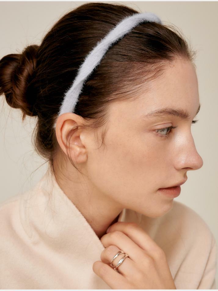 앙고라 헤어밴드 3color