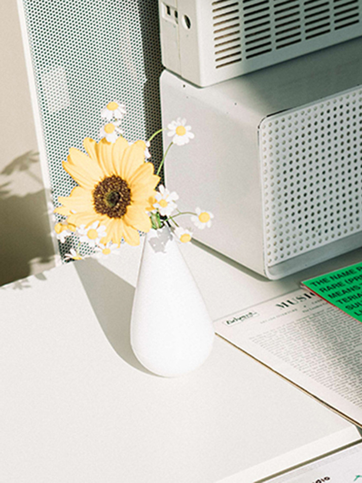 비믹스 오뚝이 화병 화이트