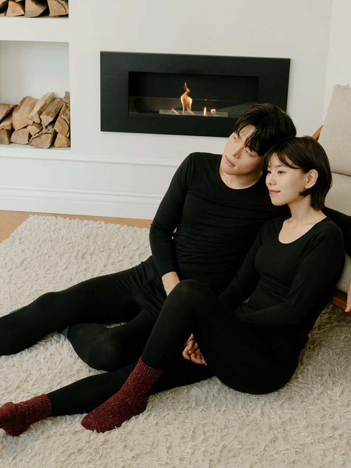 [U] 히트업 이너웨어 탑