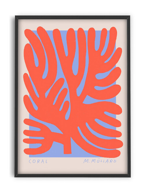 Madelen - Coral 50 x 70