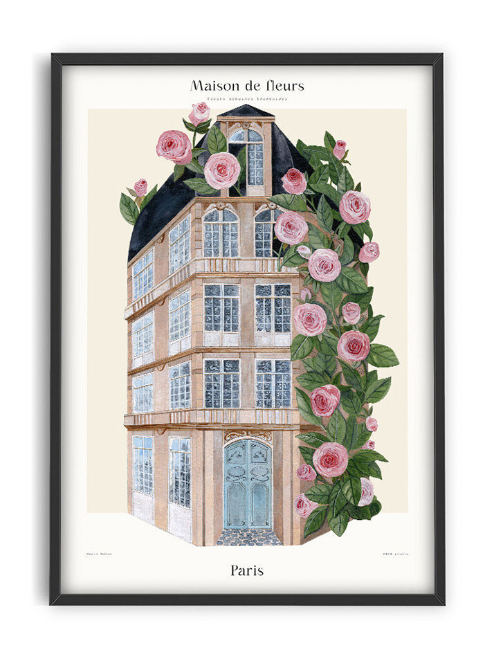 Maria Matos - Maison de Fleurs - Paris 50 x 70