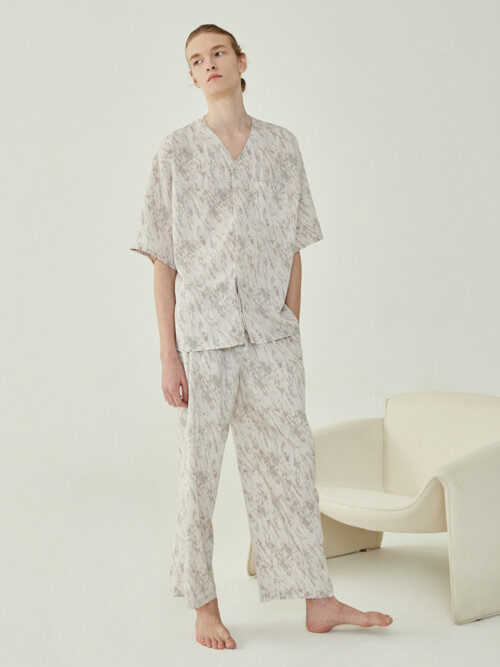 COZY PAJAMA SET_sand lake