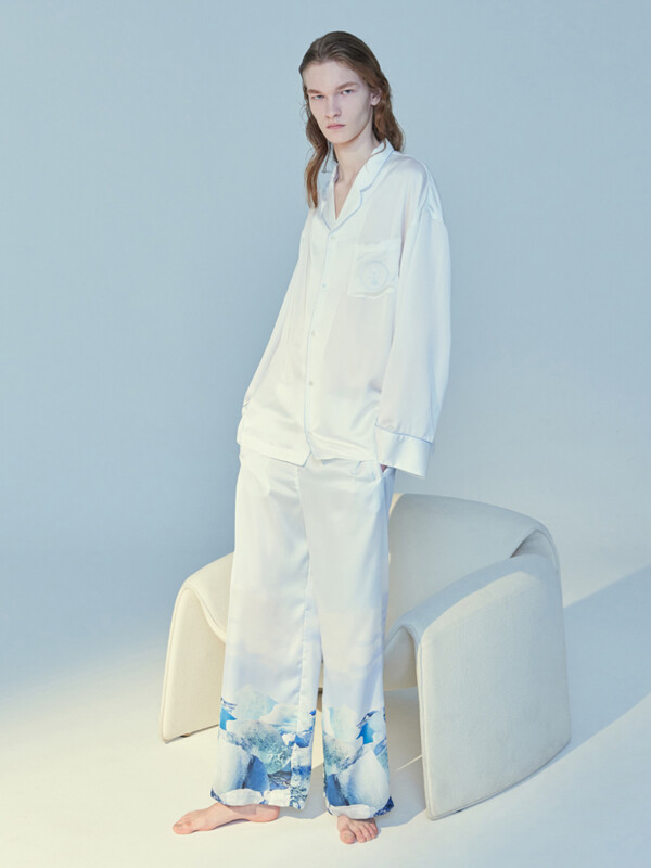 CLASSIC PAJAMA SET_ice white