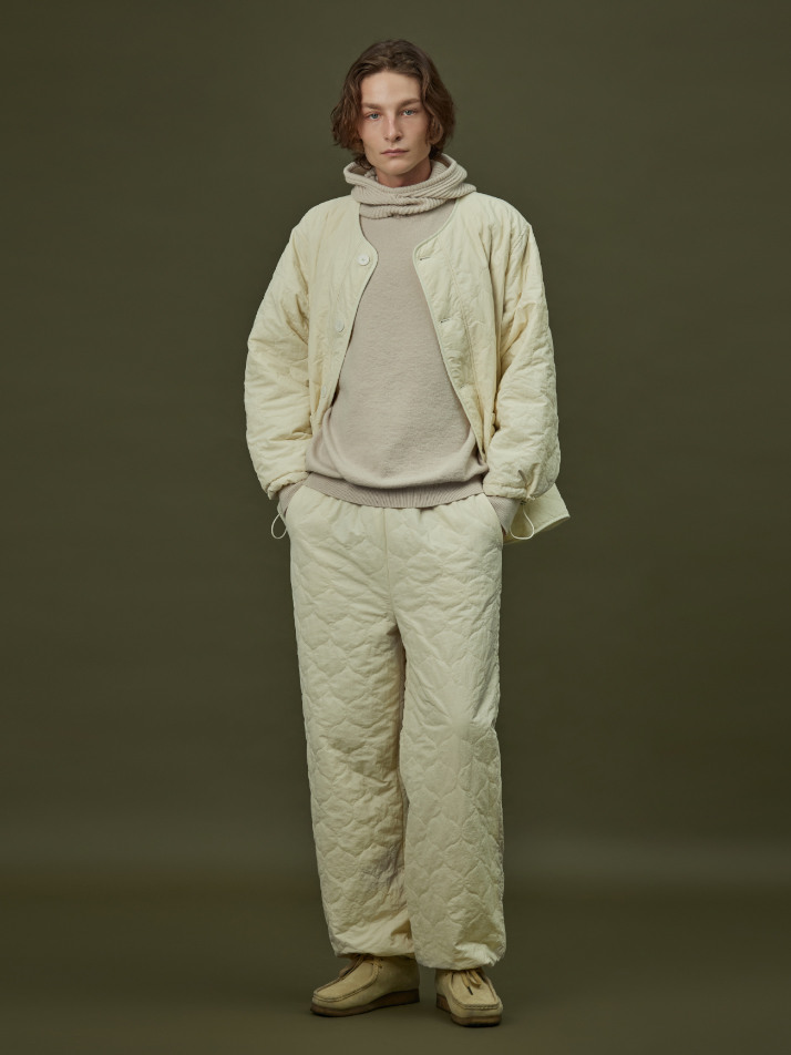QUILTING PADDING JACKET_ivory (men)