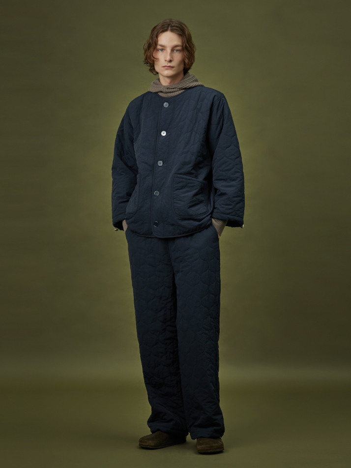 QUILTING PADDING JACKET_navy (men)