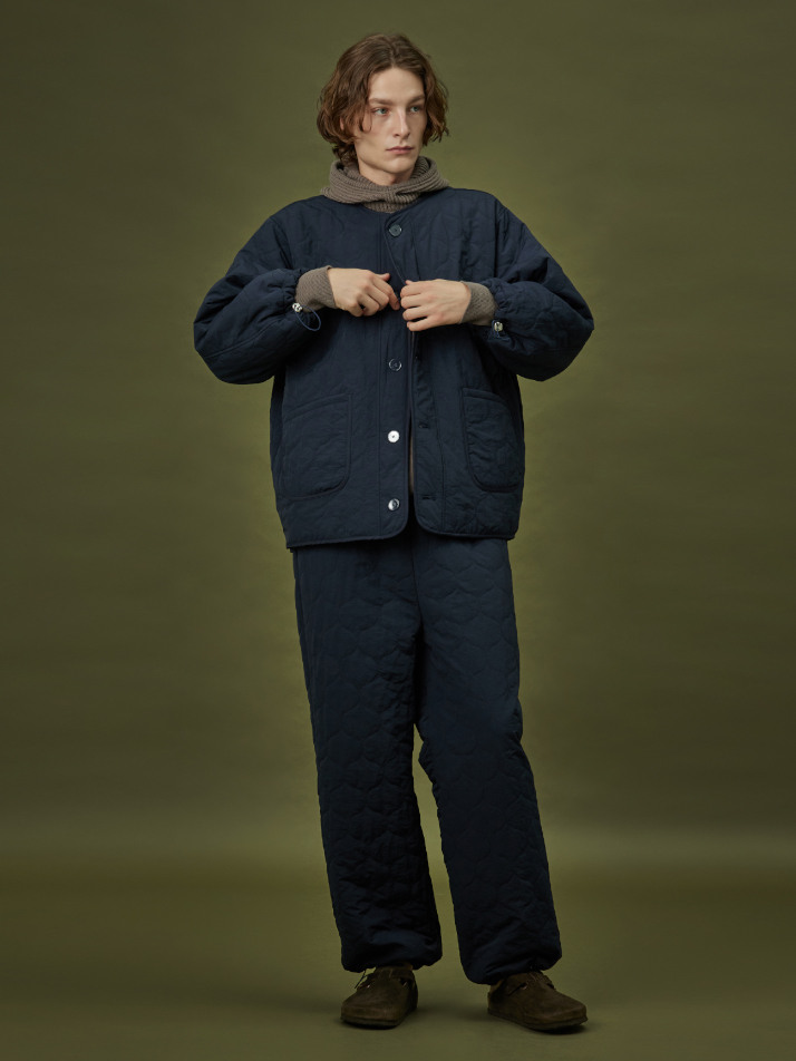 QUILTING PADDING JACKET_navy (men)