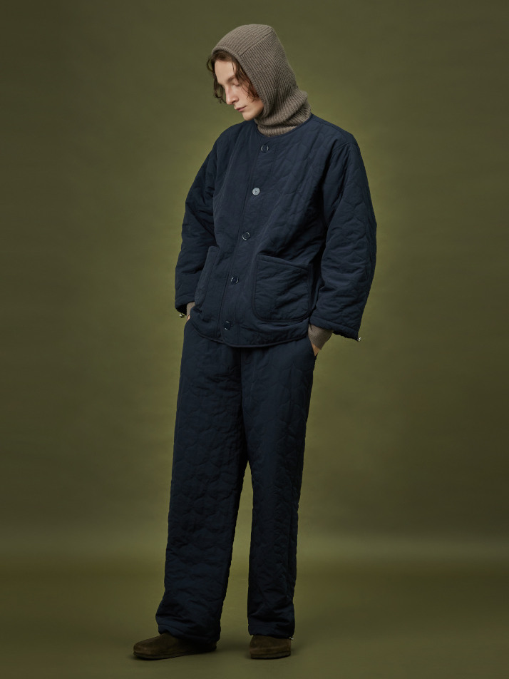 QUILTING PADDING JACKET_navy (men)