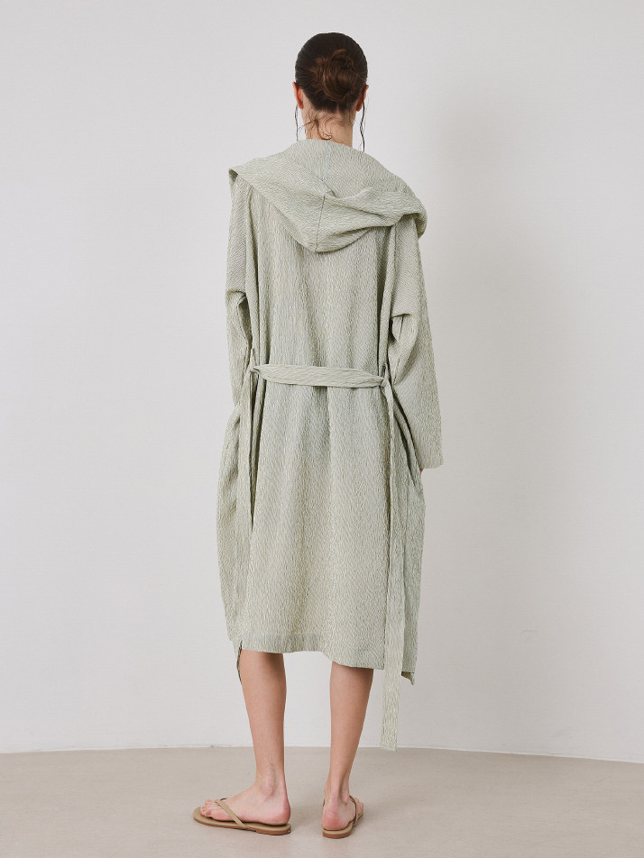 BEACH STRIPE ROBE_green (women)