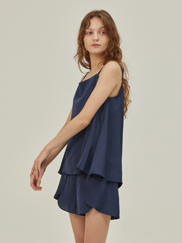 SLIP PAJAMA SET_royal navy