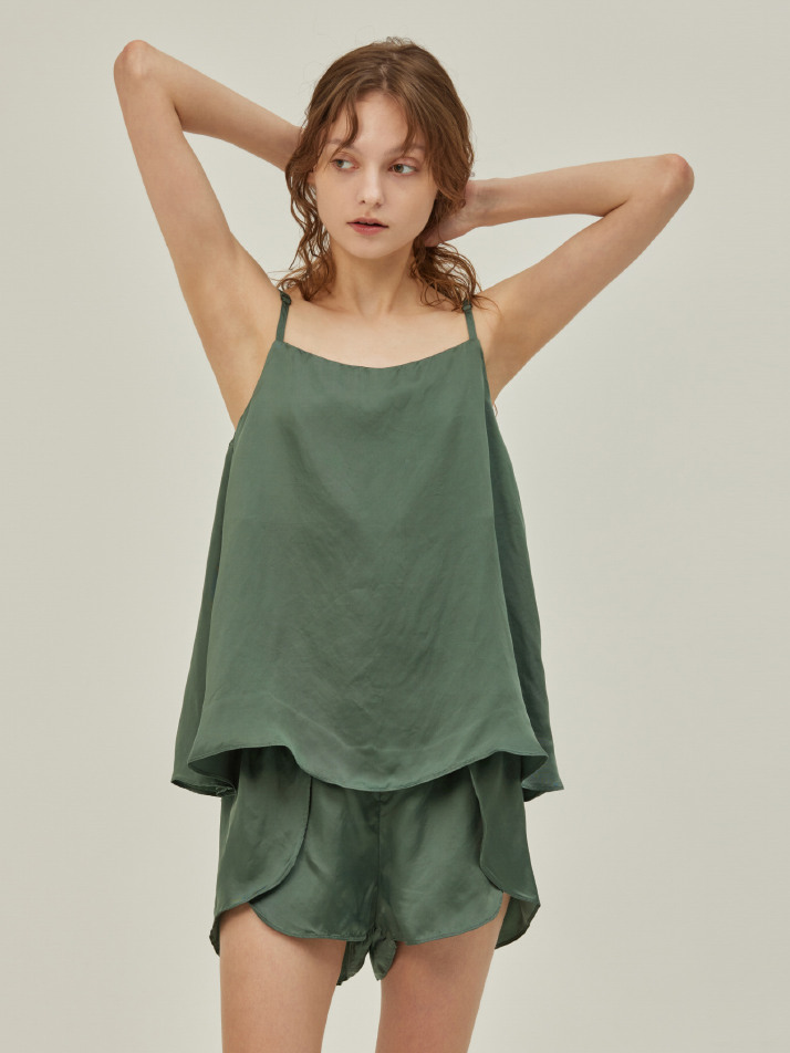 SLIP PAJAMAP SET_khaki