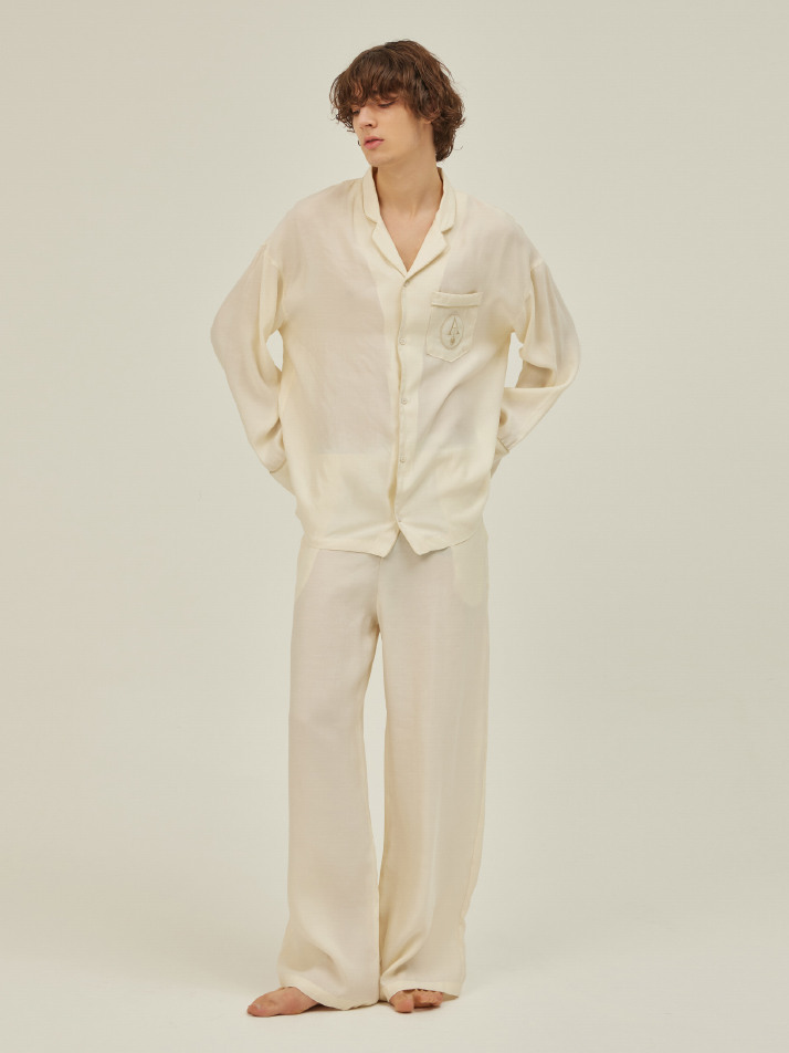 CLASSIC PAJAMA SET_ivory