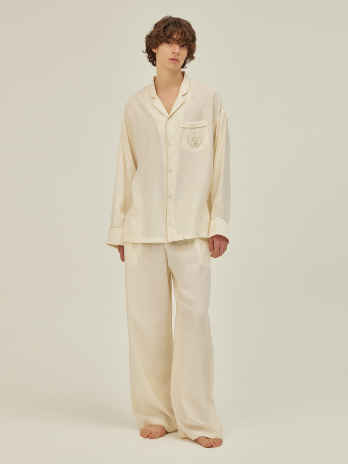 CLASSIC PAJAMA SET_ivory