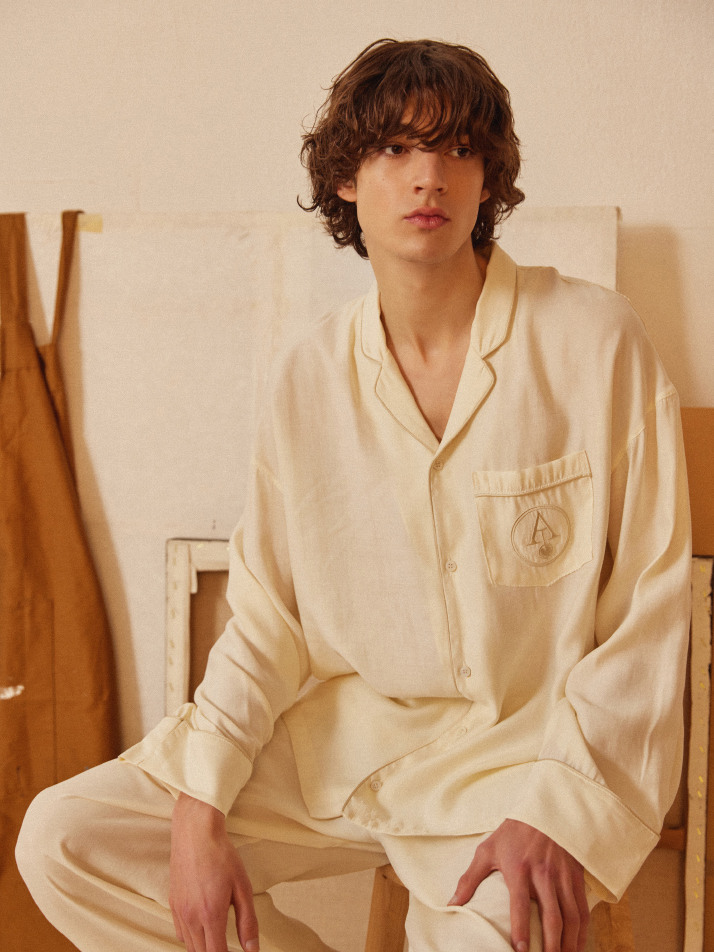 CLASSIC PAJAMA SET_ivory