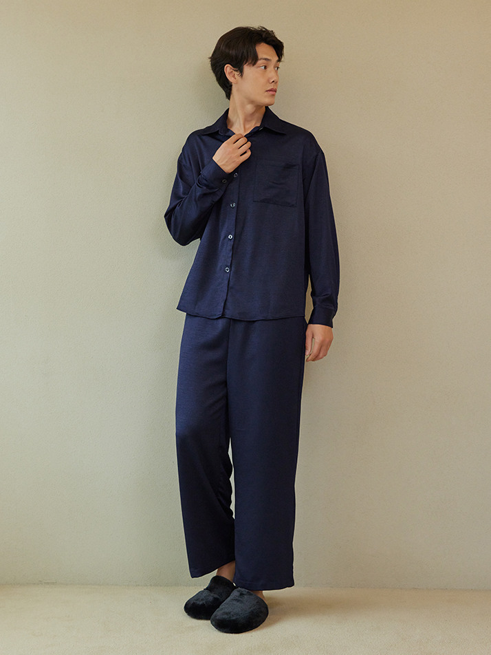 FIRST PAJAMA SET_deep navy (men)