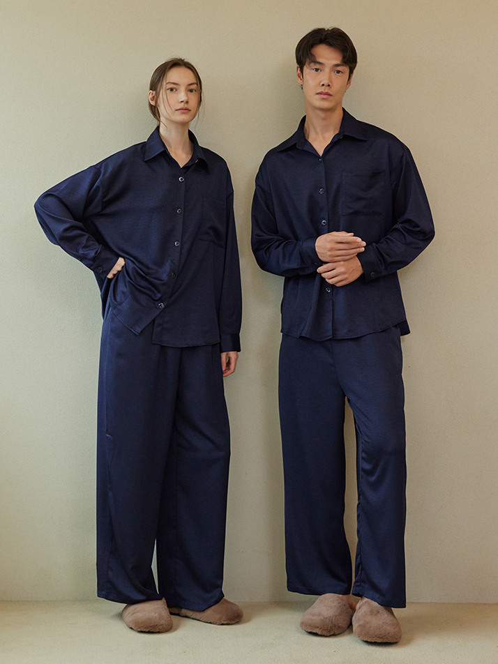 FIRST PAJAMA COUPLE SET_deep navy