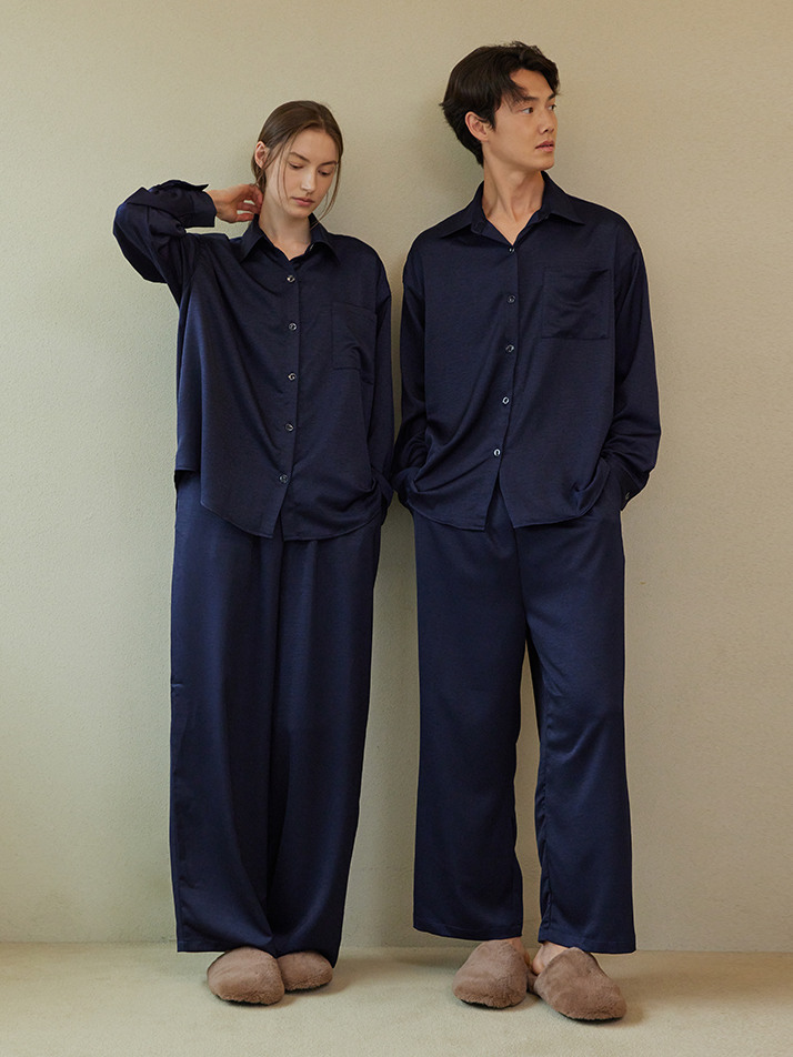 FIRST PAJAMA COUPLE SET_deep navy