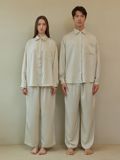 FIRST PAJAMA COUPLE SET_ivory